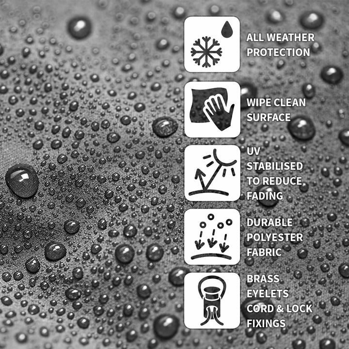 Protector 5000 Super Grill Barbecue Cover -  Storm Black