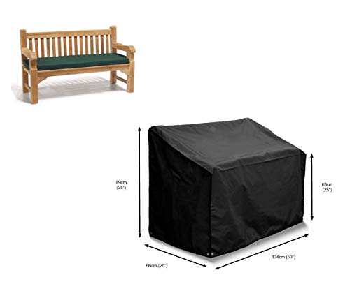 Bosmere Simply Cover 2 Seat Bench Cover - BlackBerry