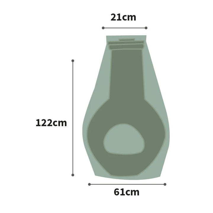 Protector 5000 Large Chimenea Cover - Dark Green