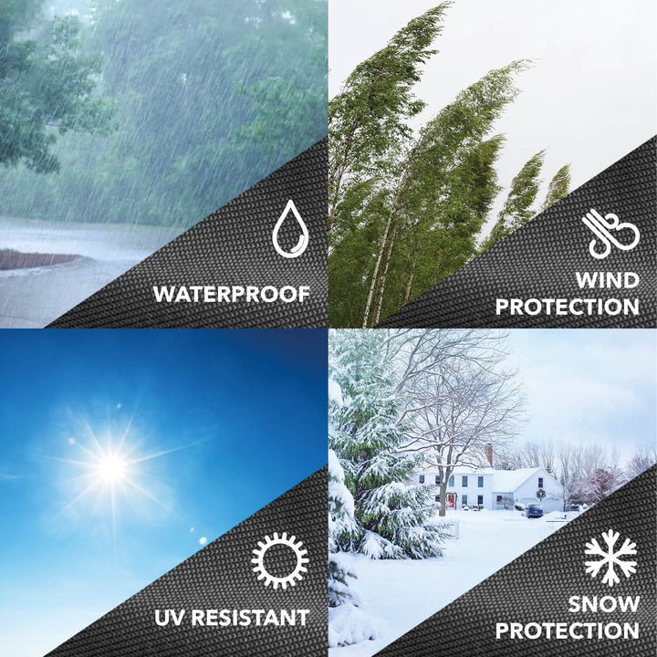 Protector 6000 Cantilever Parasol Cover - Storm Black