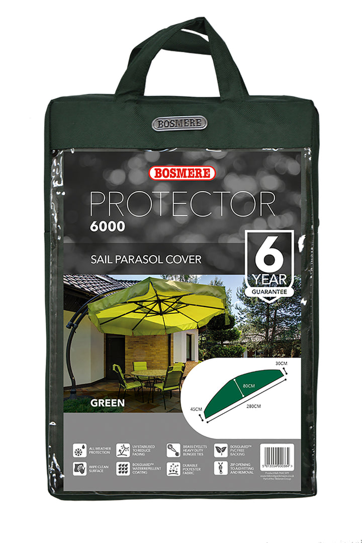 Protector 6000 Sail Parasol Cover - Green