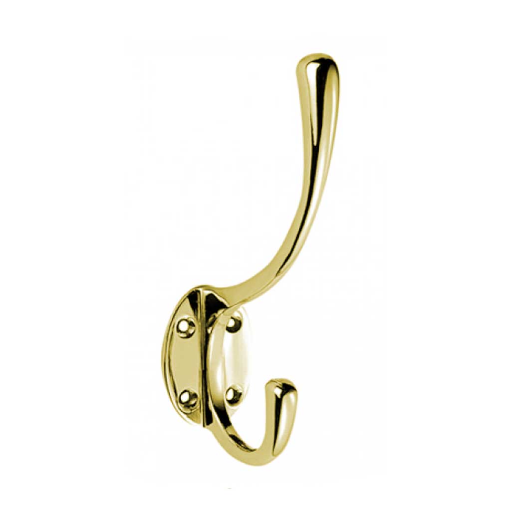 Hat and Coat Hook 5" Brass