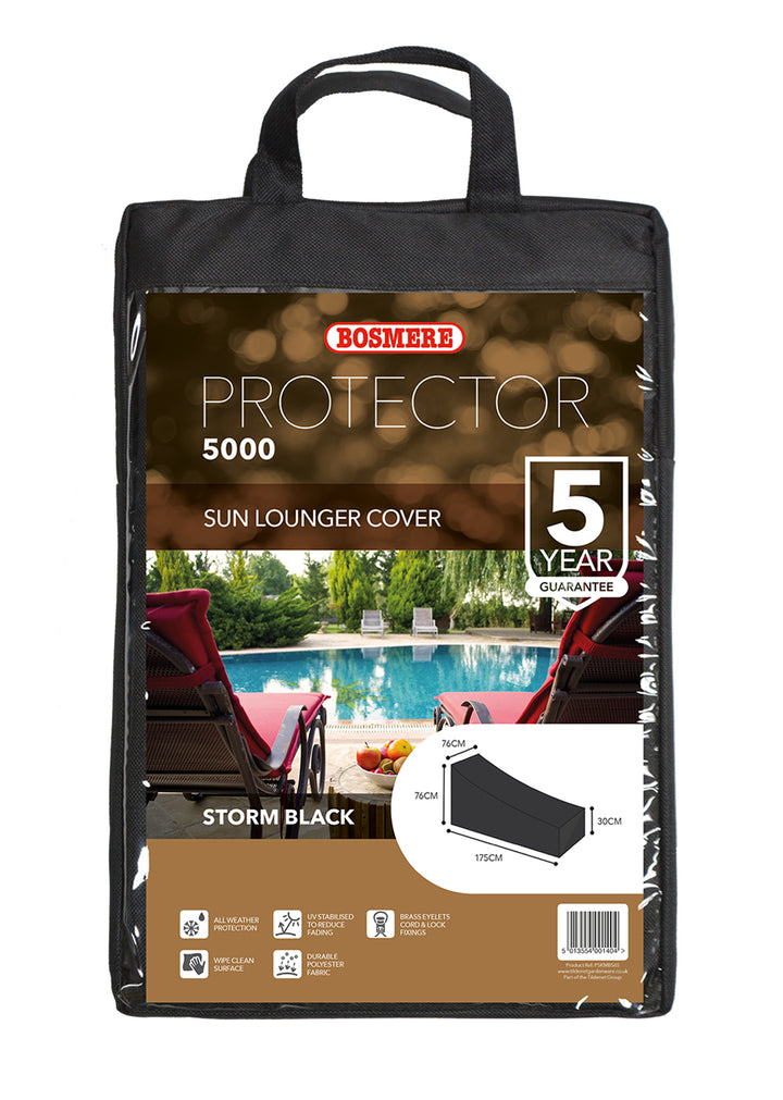 Protector 5000 Sun Lounger Cover - Storm Black