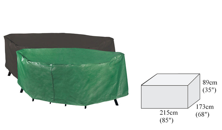 P Plus Rectangular Patio Set Cover 4 Seat