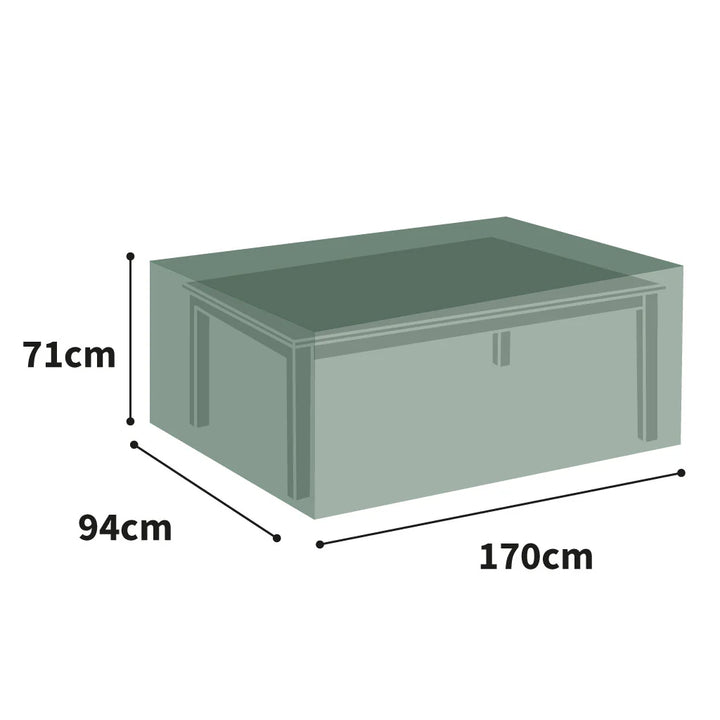 Protector 2000 - Rectangular Table Cover - 6 Seat - Green/Black