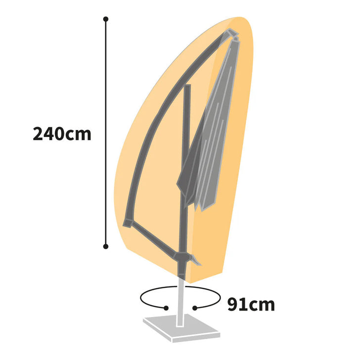 Simply Cover - Beige Cantilever Parasol Cover