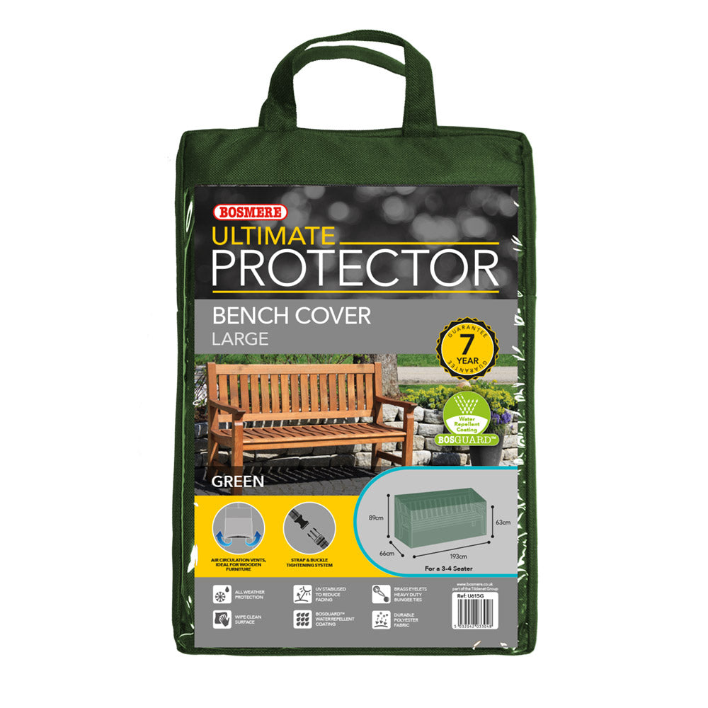 Ultimate Protector Bench Seat Cover - 3/4 Seat Green