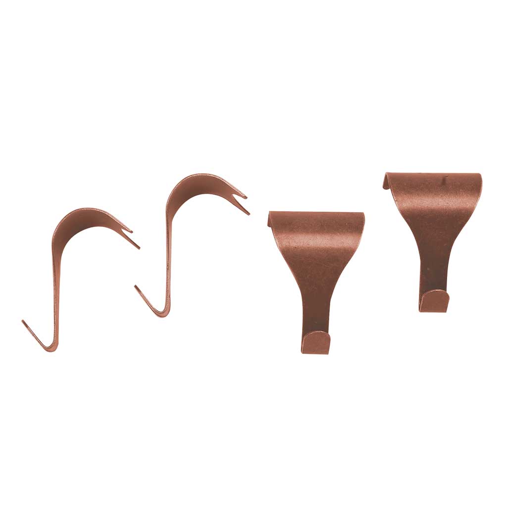 Moulding Hooks x 4 Bronzed