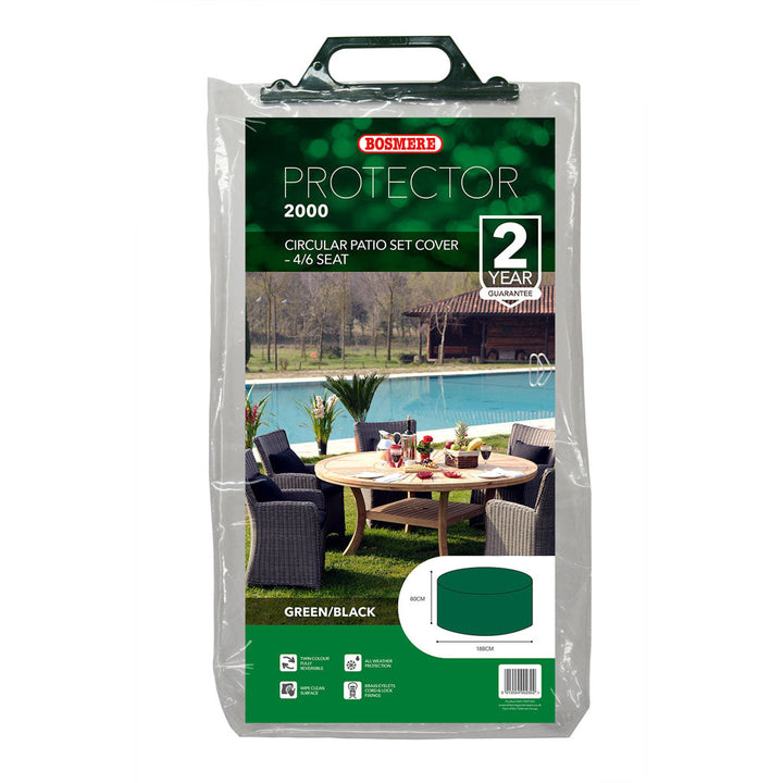 Bosmere 2000 - Circular Patio Set Cover - 4/6 Seat