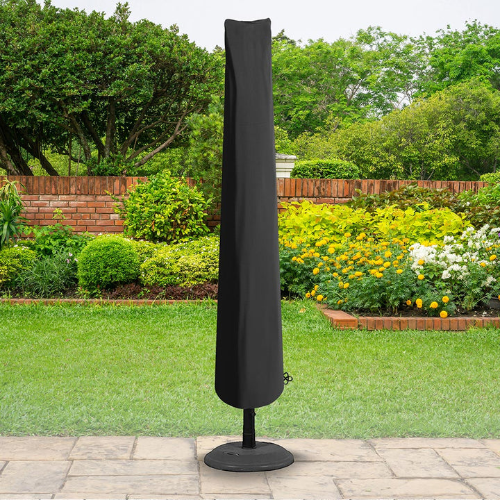 Protector 5000 Extra Large Parasol Cover + Zip - Storm Black