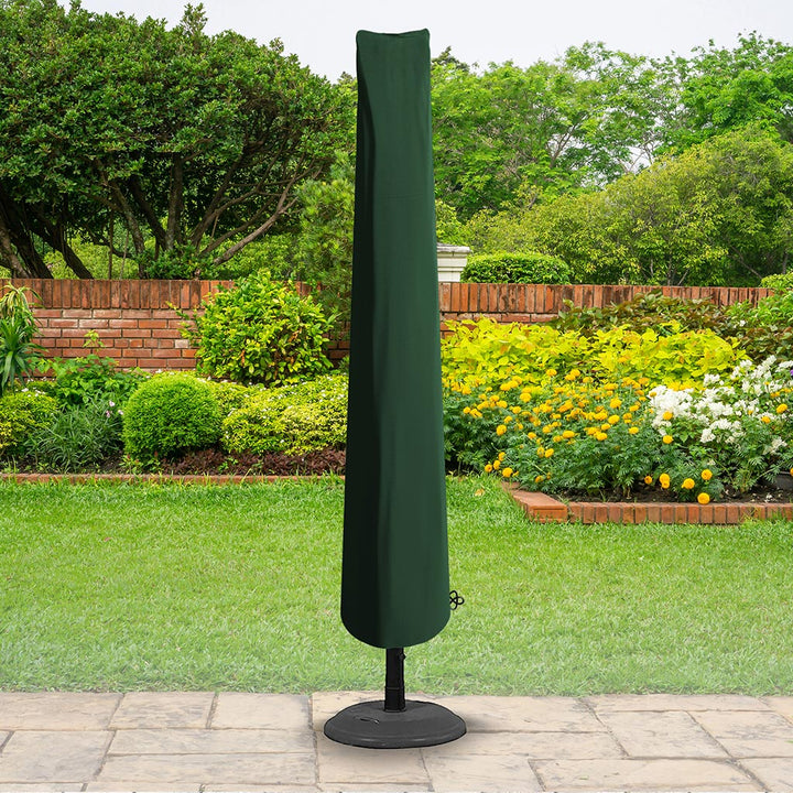 Protector 5000 Extra Large Parasol Cover + Zip - Dark Green