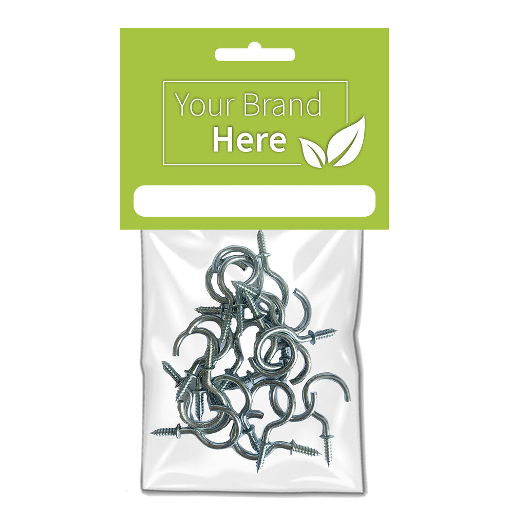 Cup Hook Zinc Plated 1" 25mm - Own Brand