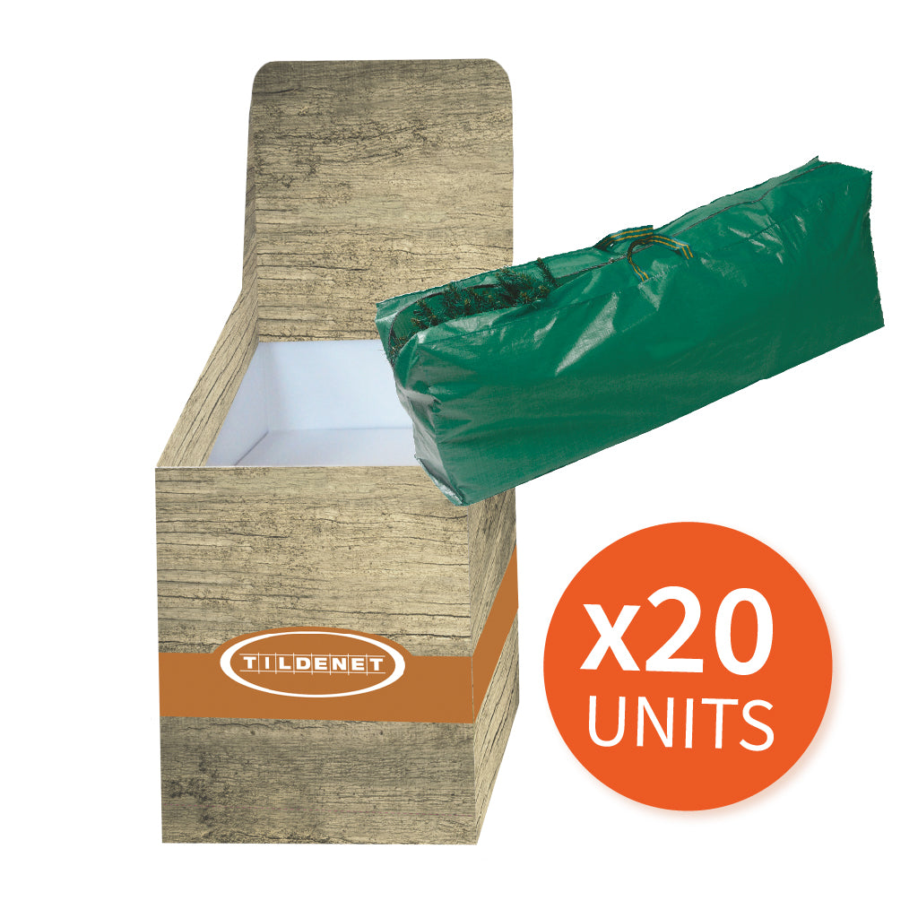 Promotion Bin with 20 x Christmas Tree Bag Large