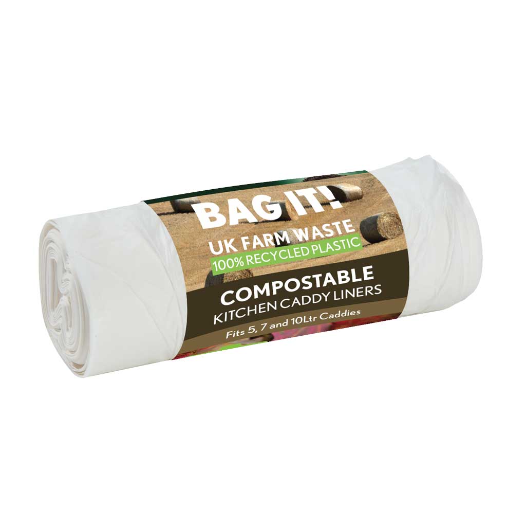 Plain Top Compostable Caddy Liner 5.7 - 10ltr