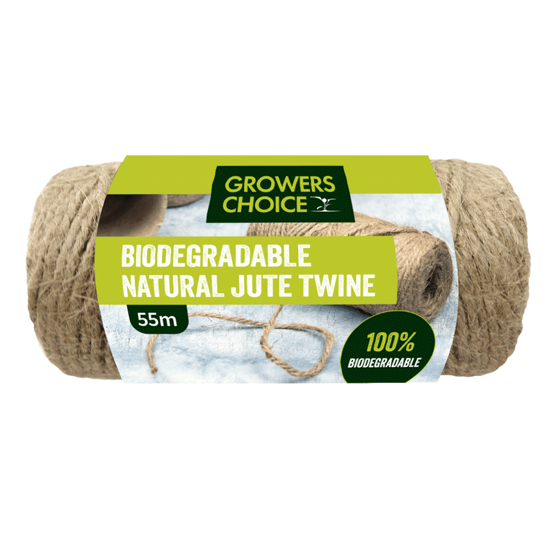 Biodegradable Brown Jute Twine (55m/spool)