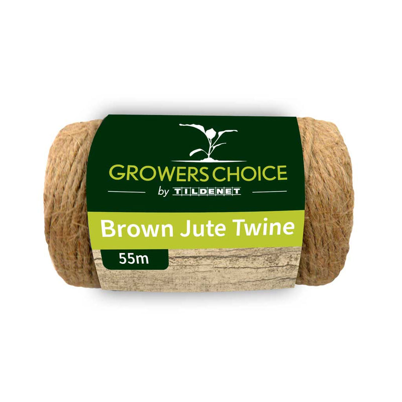 Biodegradable Brown Jute Twine (55m/spool)