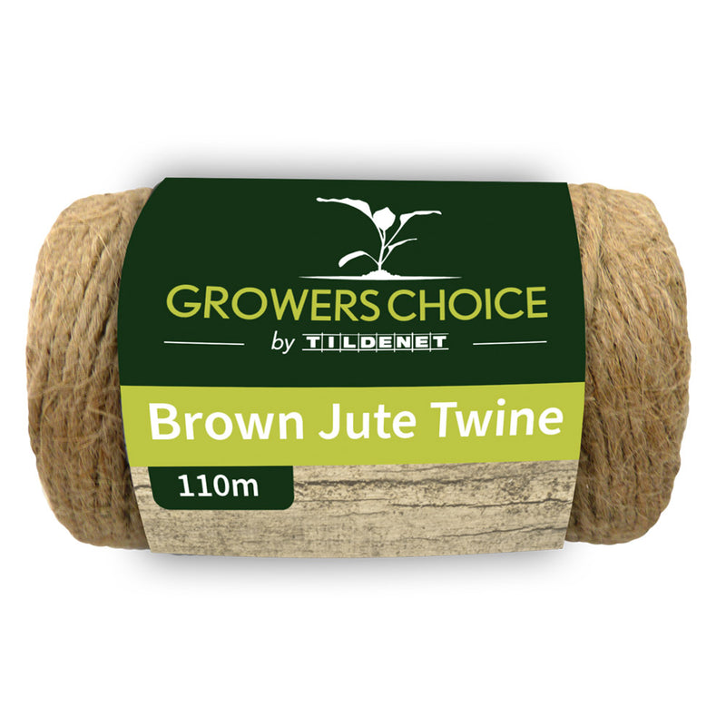 Biodegradable Brown Jute Twine (110m/spool)
