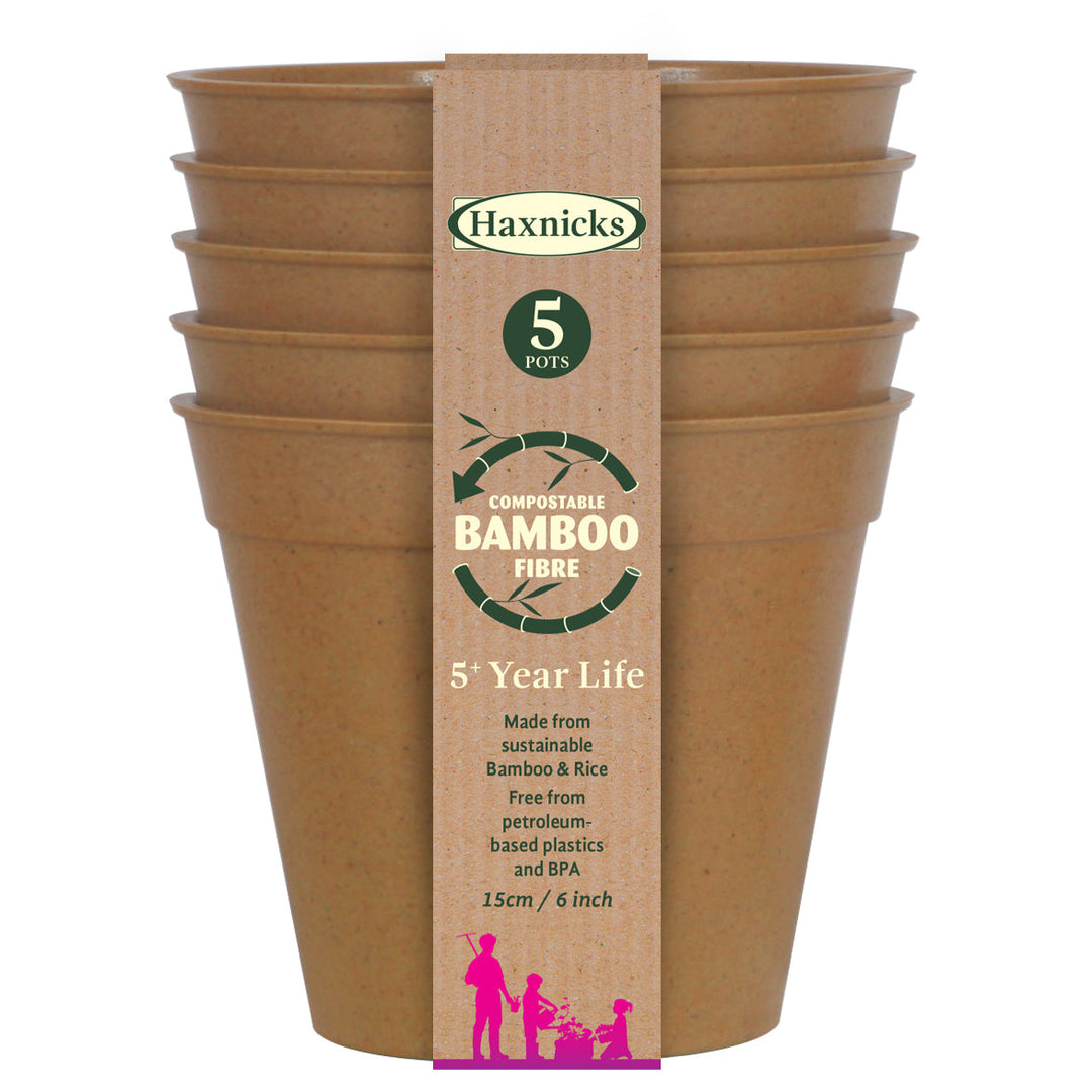 haxnicks bamboo pots terracotta packshot 