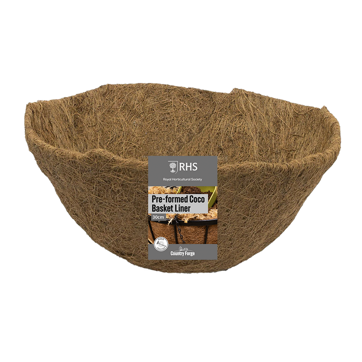 Pre-formed Coco Basket Liner 12" 30cm