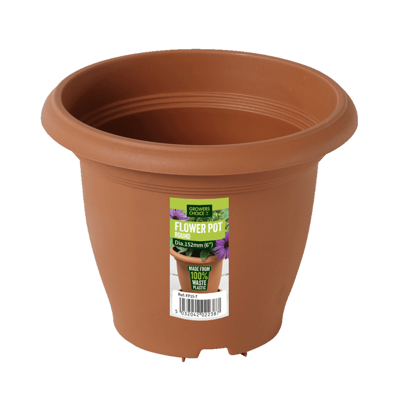 Flower Pot Terracotta 152 x 121mm