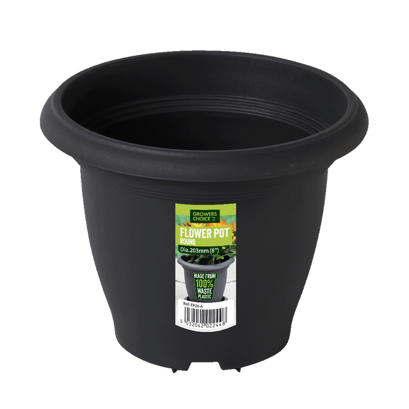 Flower Pot Anthracite 203 x 164mm