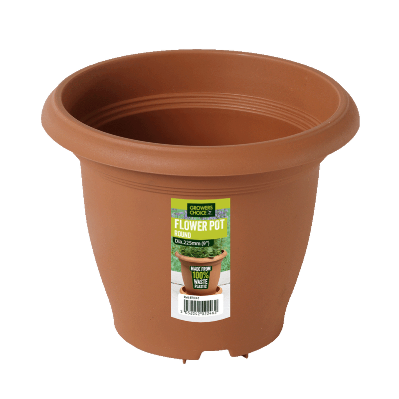 Flower Pot Terracotta 225 x 182mm