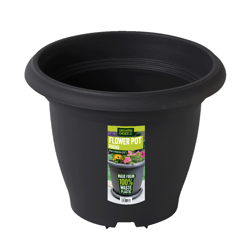 Flower Pot Anthracite 530 x 410mm