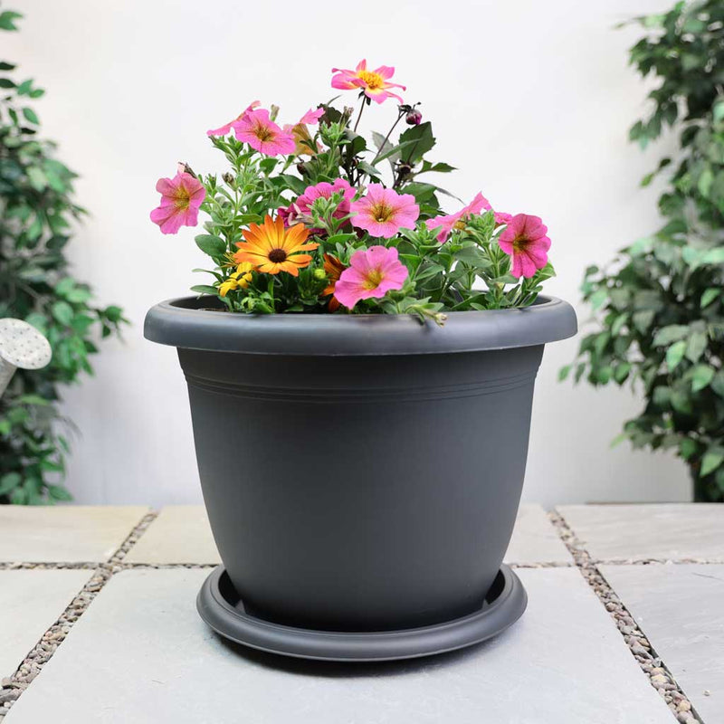 Flower Pot Anthracite 360 x 250mm