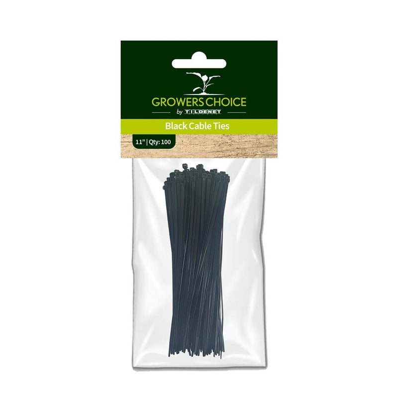 Black Cable Ties 11" 5mm x 30cm