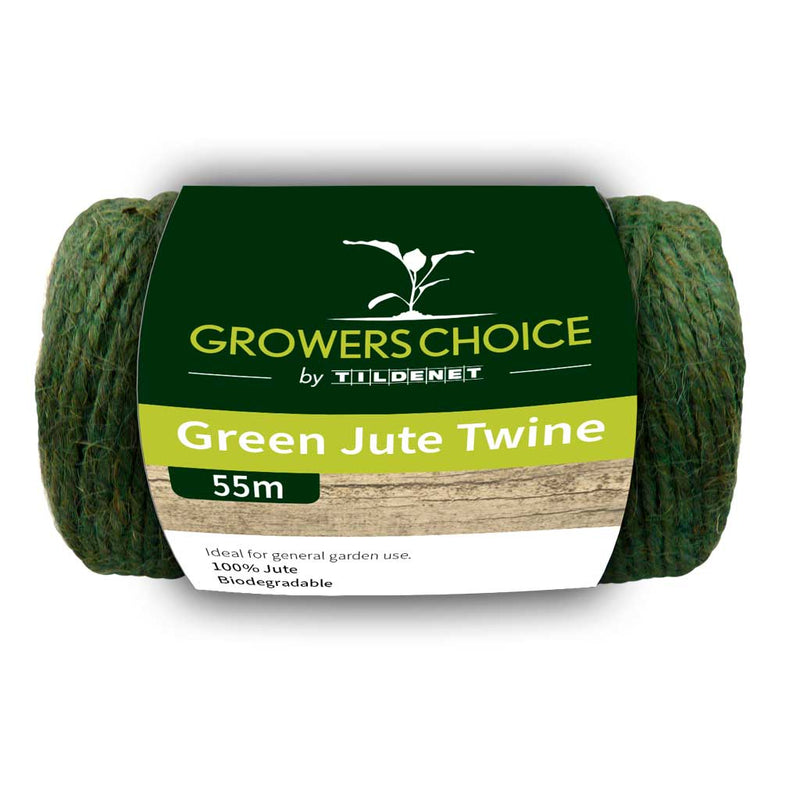 Biodegradable Green Jute Twine (55m/spool)