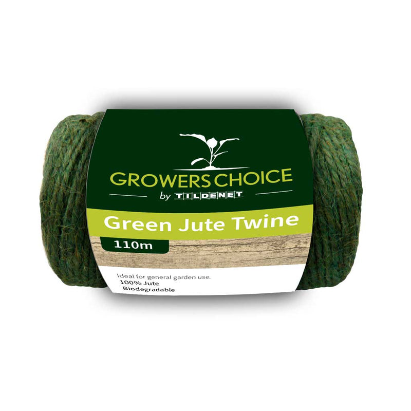 Biodegradable Green Jute Twine (110m/spool)