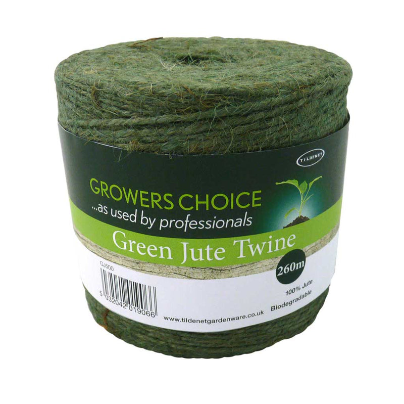 Biodegradable Green Jute Twine (260m/spool)