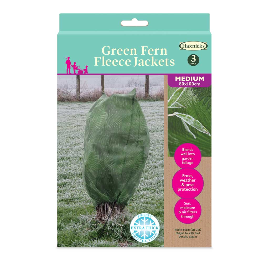 green fern fleece jacket haxnicks packshot