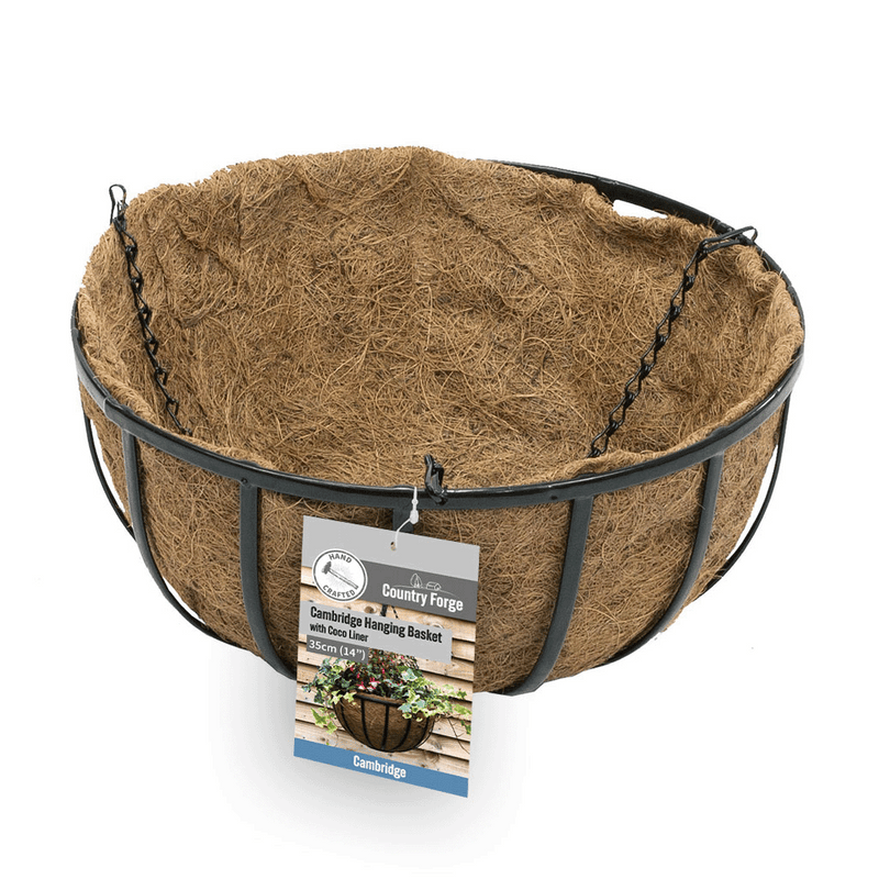 Cambridge Premium Hanging Basket with Coco Liner 14" 35cm