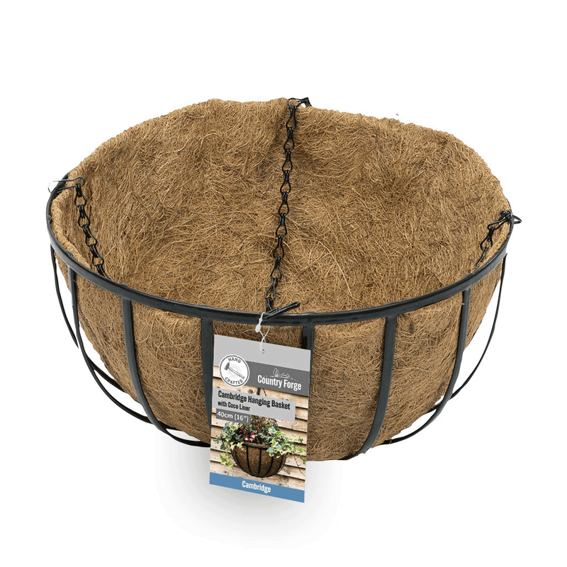 Cambridge Premium Hanging Basket with Coco Liner 16" 40cm