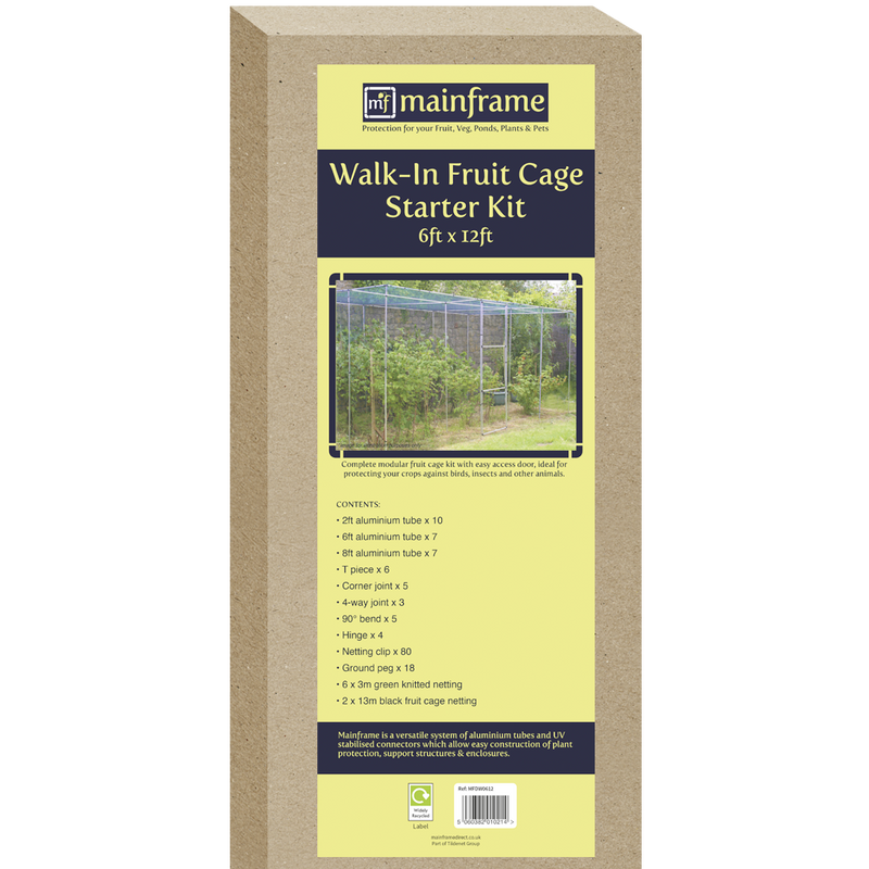 Walk In Fruit Cage Starter Kit 6ft x 12ft