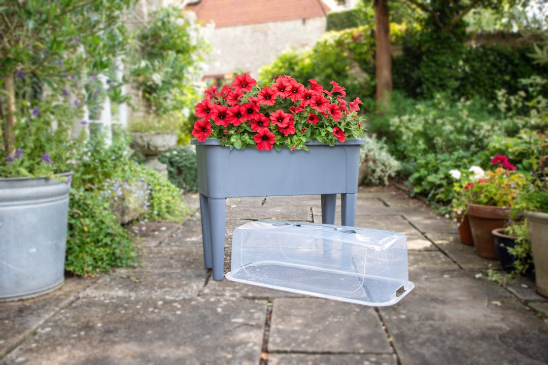 Garden Raised Bed with Lid & Water Indicator