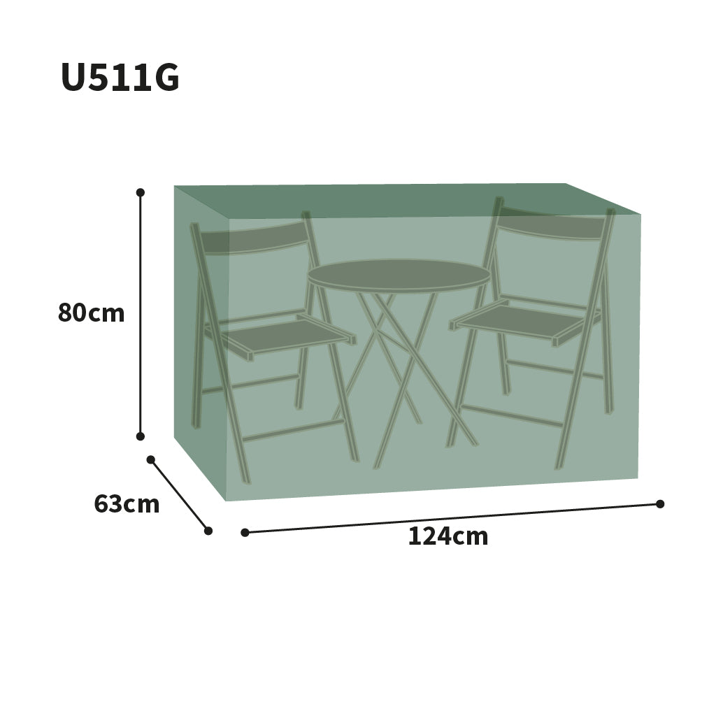 Ultimate Protector Bistro Set Cover - 2 Seat Green