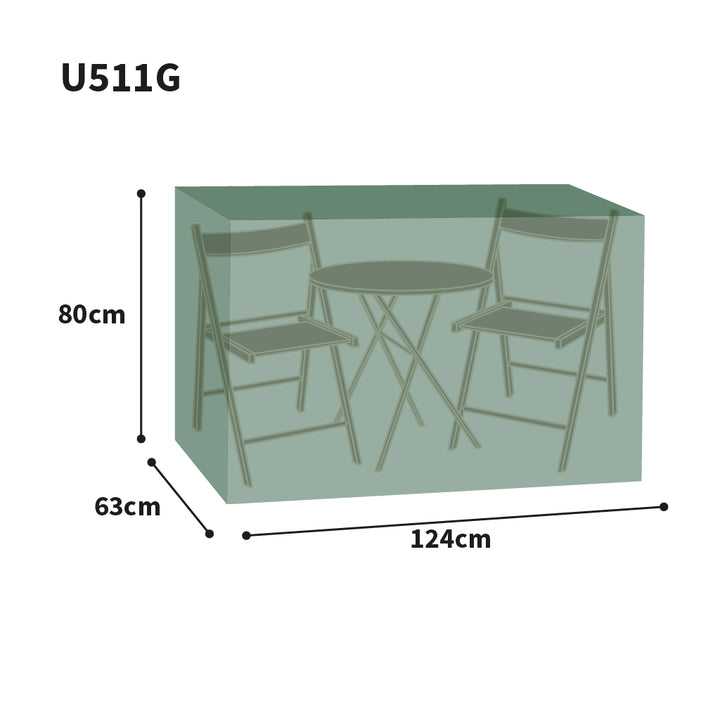 Ultimate Protector Bistro Set Cover - 2 Seat Green