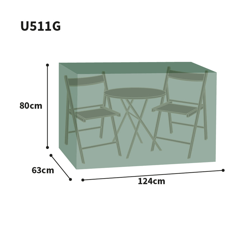 Ultimate Protector Bistro Set Cover - 2 Seat Green