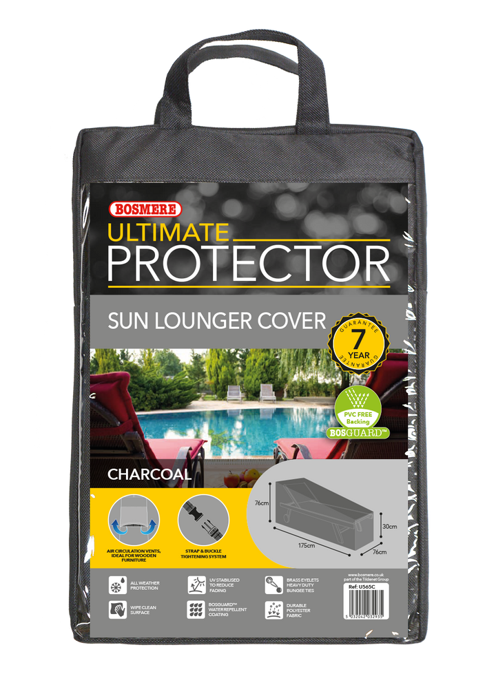 Ultimate Protector Sun Lounger Cover Charcoal