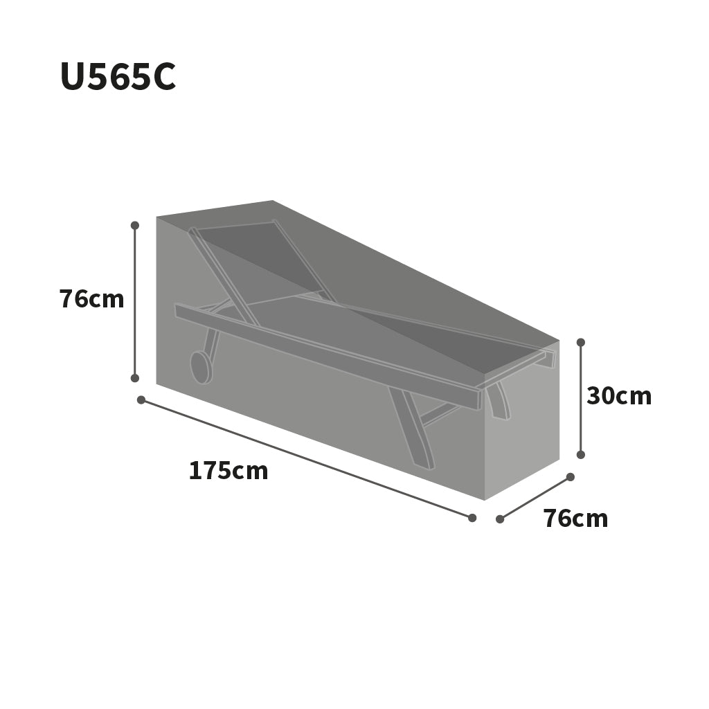 Ultimate Protector Sun Lounger Cover Charcoal