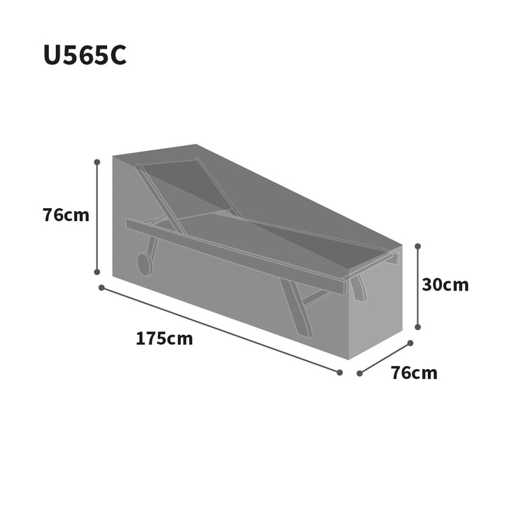 Ultimate Protector Sun Lounger Cover Charcoal