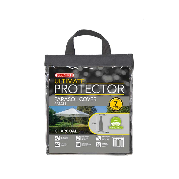 Ultimate Protector Small Parasol Cover Charcoal