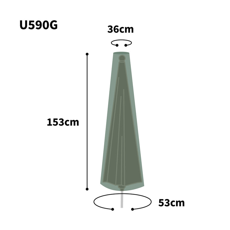 Ultimate Protector Small Parasol Cover Green