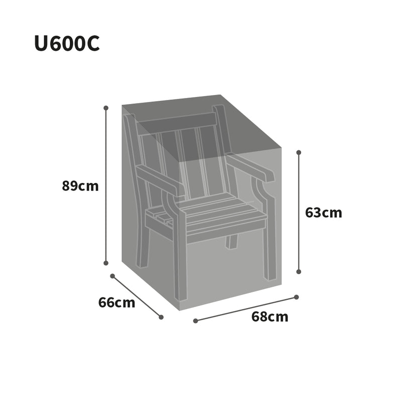 Ultimate Protector Armchair Cover - Single Seat Charcoal