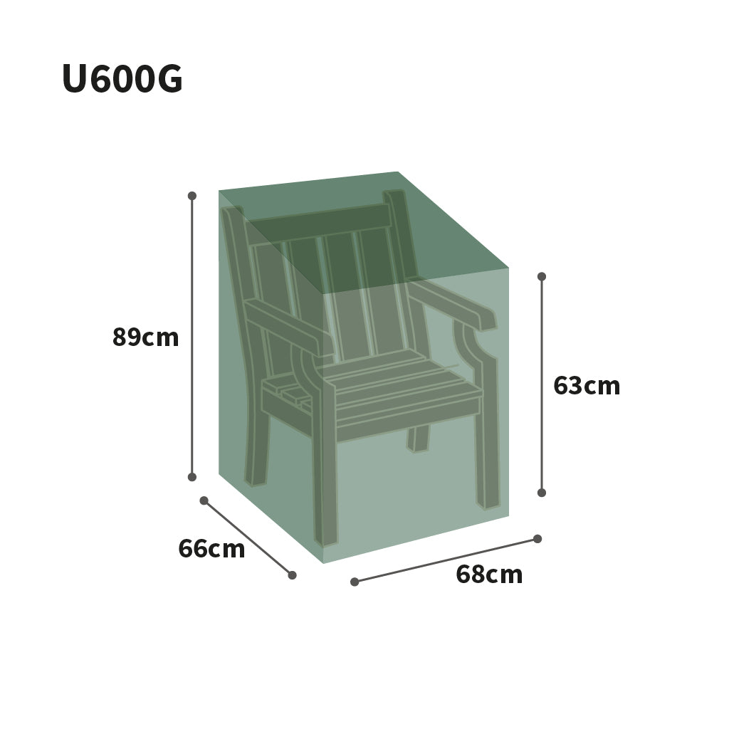 Ultimate Protector Armchair Cover - Single Seat Green