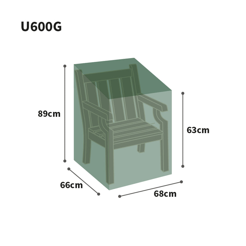Ultimate Protector Armchair Cover - Single Seat Green