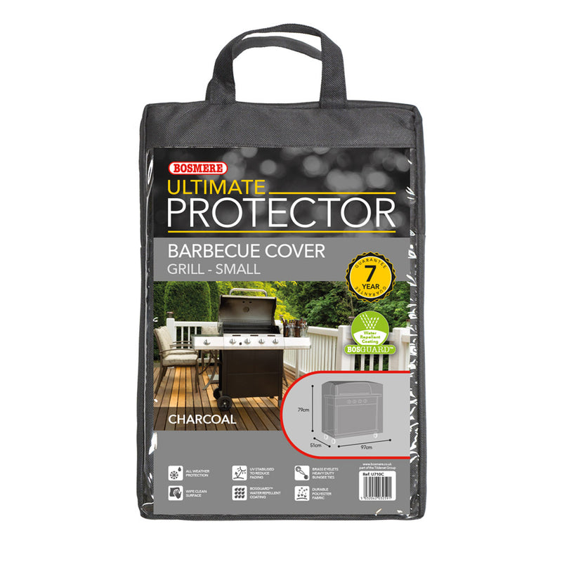 Ultimate Protector Trolley Barbecue Cover Charcoal