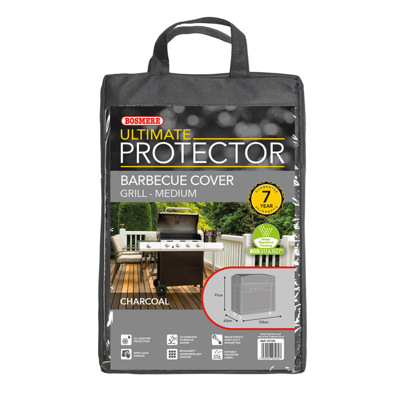Ultimate Protector Wagon Barbecue Cover - Charcoal